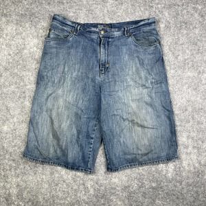 Enyce Blue Denim Jean Shorts Men's Size 38 90s Baggy Y2K Street